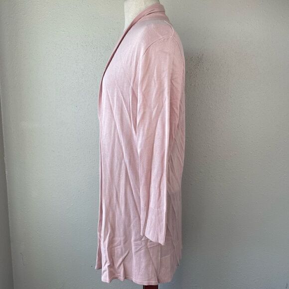 NWT Joan Vass New York Pink Cardigan Sweater Size CL - Picture 3 of 8